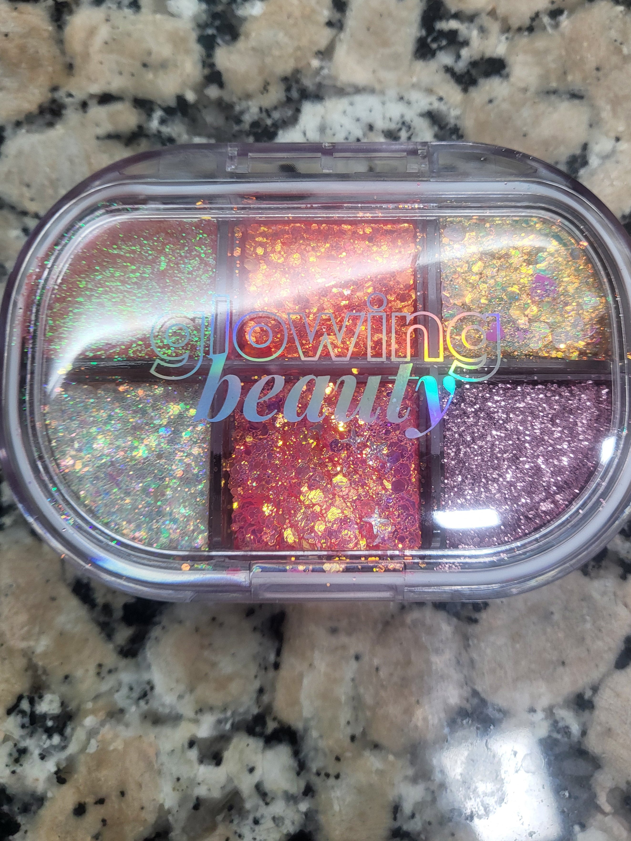 Paleta de Glitter Glowing Beauty