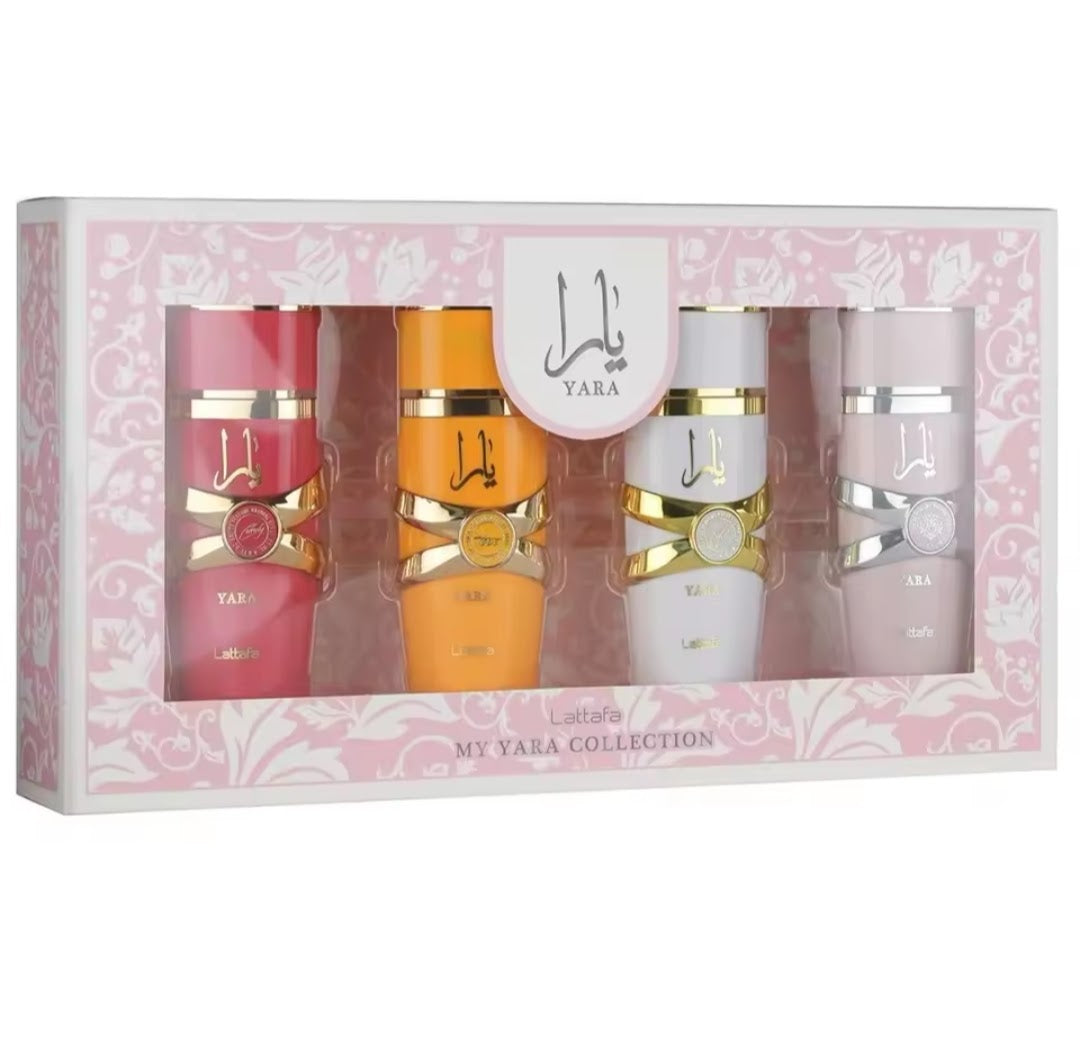 Lattafa My Yara Collection – Set de 4 Perfumes 25ml
